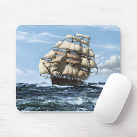 Vintage Segelschiffe Mousepad (Mit Mouse)
