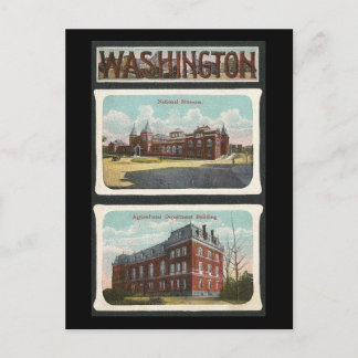 Vintage Sehenswürdigkeiten in Washington Postkarte