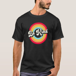 Vintage Sei Freundlich Positive Vibes Inspirierend T-Shirt
