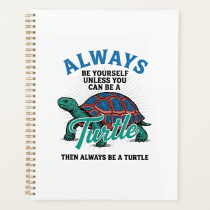 Vintage Sei Selbst Schildkröte-Shirt-Design_1 Planer