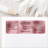 Vintage Seife aus rosafarbener Folie (Insitu)