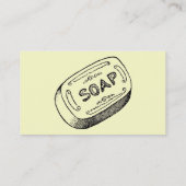 Vintage Seife Visitenkarte (Rückseite)