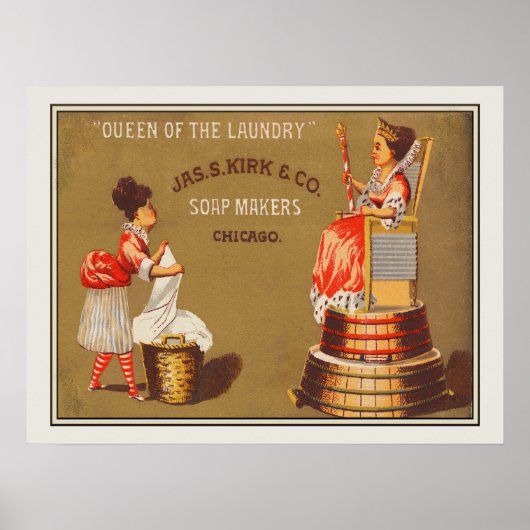 Vintage Seifenkönigin Poster (Vorne)
