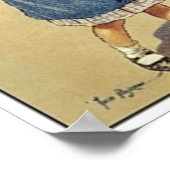 Vintage Seifennadel - für Mutter Poster (Ecke)