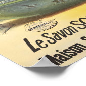 Vintage Seifenwerbung 1893 Poster (Ecke)