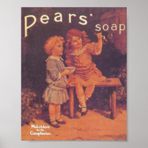 Vintage Seifenwerbung Druck Poster