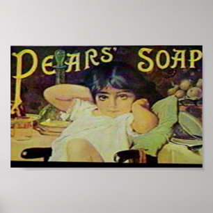 Vintage Seifenwerbung Poster