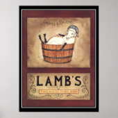 Vintage Seifenwerbung Poster (Vorne)