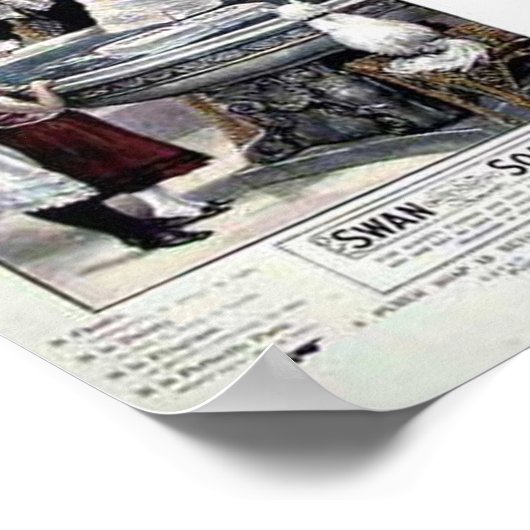 Vintage Seifenwerbung Poster (Ecke)