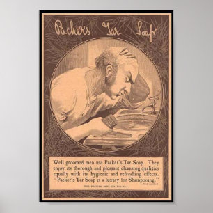 Vintage Seifenwerbung Poster