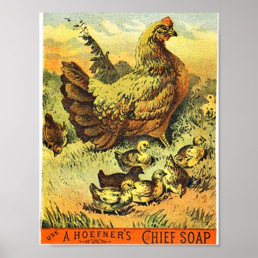 Vintage Seifenwerbung Poster (Vorne)