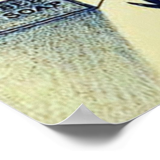 Vintage Seifenwerbung Poster (Ecke)