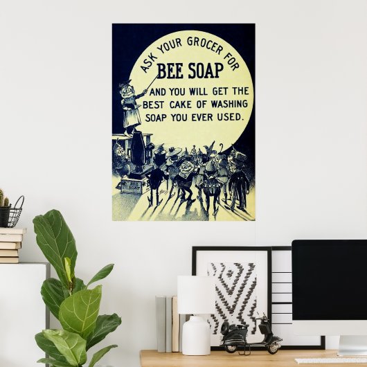 Vintage Seifenwerbung Poster (Heimbüro)