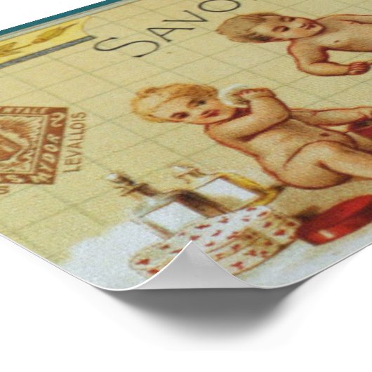 Vintage Seifenwerbung Poster (Ecke)