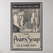 Vintage Seifenwerbung Poster (Vorne)