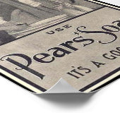 Vintage Seifenwerbung Poster (Ecke)