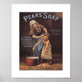 Vintage Seifenwerbung Poster (Vorne)