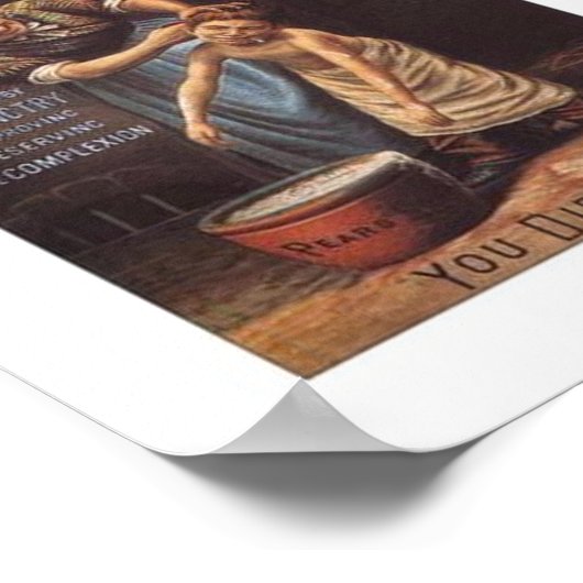 Vintage Seifenwerbung Poster (Ecke)