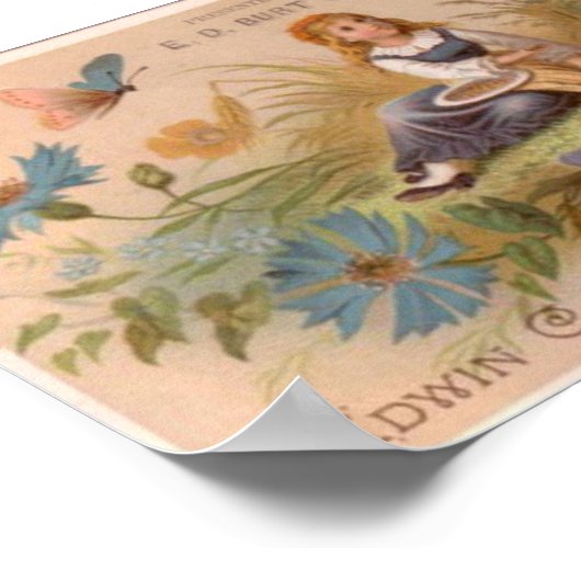 Vintage Seifenwerbung Poster (Ecke)