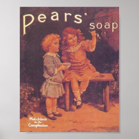 Vintage Seifenwerbung Poster (Vorne)