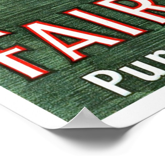 Vintage Seifenwerbung Poster (Ecke)