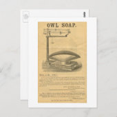 Vintage Seifenwerbung Postkarte (Vorne/Hinten)