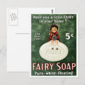 Vintage Seifenwerbung Postkarte (Vorne/Hinten)