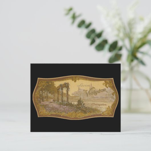 Vintage Seifenwerbung Postkarte (Stehend Vorderseite)