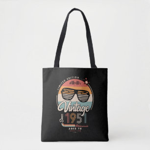 Vintage seit 1951 Tragetasche Tasche