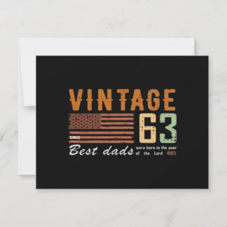 Vintage seit 1963 bestes Vatergeschenk, bestes Vat