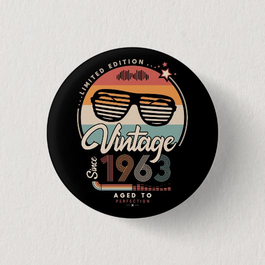 Vintage seit 1963 button (Vorderseite)