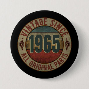 VINTAGE SEIT 1965 ALLE ORIGINALTEILE BUTTON