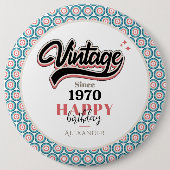 Vintage seit - 1970 button (Vorderseite)