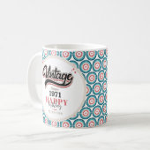 Vintage seit - 1971 kaffeetasse (Vorderseite Links)