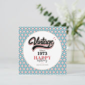 Vintage seit - 1973 (Stehend Vorderseite)