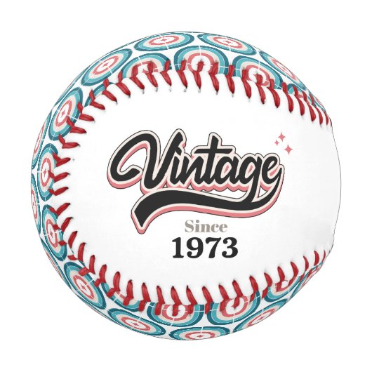 Vintage seit - 1973 baseball (Vorderseite Links)