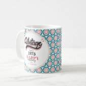 Vintage seit - 1973 kaffeetasse (Vorderseite Links)