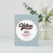 Vintage seit - 1973 postkarte (Stehend Vorderseite)