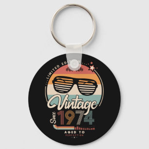 Vintage seit 1974 schlüsselanhänger