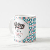 Vintage seit - 1977 kaffeetasse (Vorderseite Links)