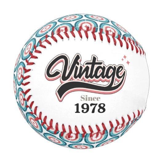 Vintage seit - 1978 baseball (Vorderseite Links)