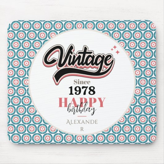 Vintage seit - 1978 mousepad (Vorne)