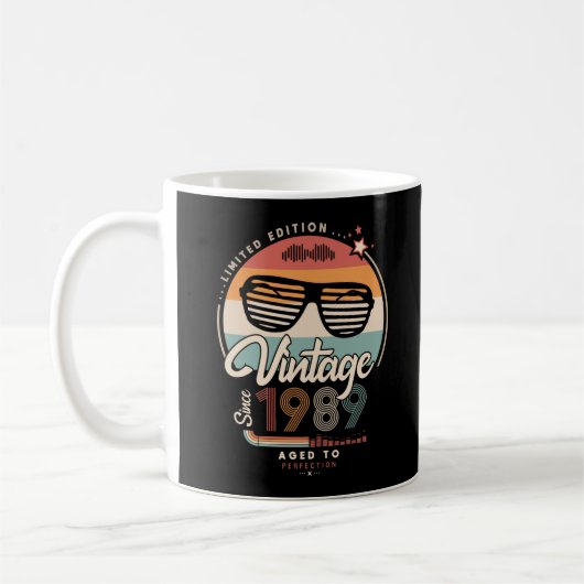 Vintage seit 1989 kaffeetasse (Links)