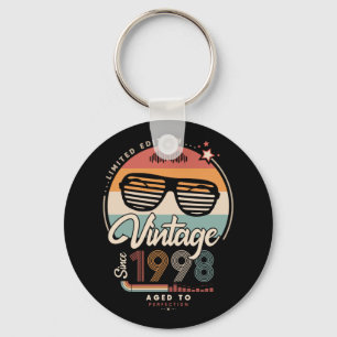 Vintage seit 1998 schlüsselanhänger