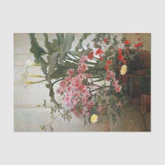 Vintage Seite eines Greenhouse von Seidenpapier (Vorderseite)