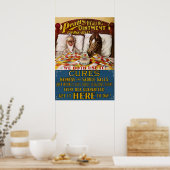 Vintage Seiten Heilung Salbe Werbung Kunst Poster (Küche)