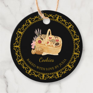 Vintage selbst gemachte Cookies hängen Tag Geschenkanhänger