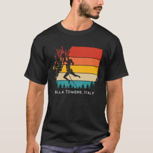 Vintage Sella Türme Italien Kletterfelsen Boulderi T-Shirt