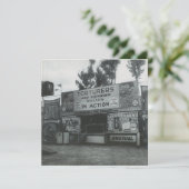 Vintage "seltsame Attraktion" Flachnotierkarte (Stehend Vorderseite)