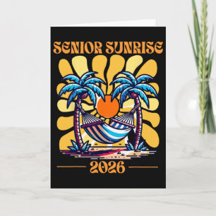 Vintage Senior Sunrise 2026 Absolventen von Cl Gra Karte